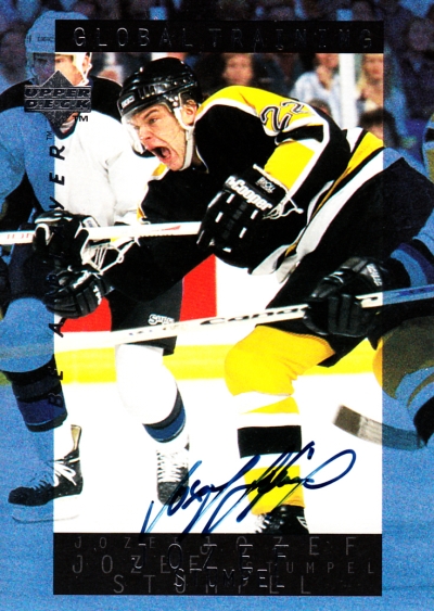 1995-96 Upper Deck Be a Player Autographs #208 Jozef Stumpel 