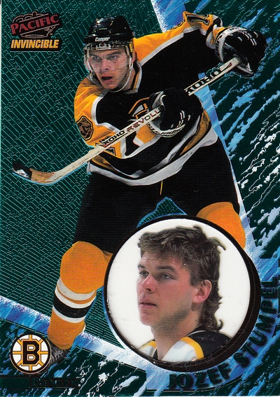1997-98 Pacific Invincible Emerald Green #10 Jozef Stumpel  