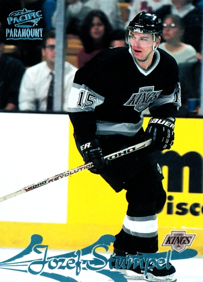 1997-98 Pacific Paramount Ice Blue #92 Jozef Stumpel 