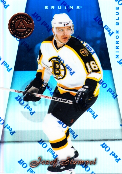 1997-98 Pinnacle Certified Mirror Blue #97 Jozef Stumpel 