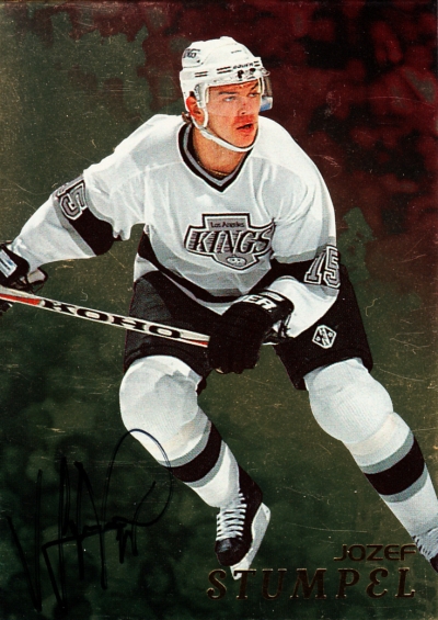 1998-99 Be a Player Autographs Gold #63 Jozef Stumpel