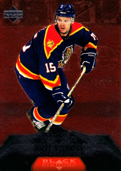 2007-08 Upper Deck Black Diamond Ruby #37 Jozef Stumpel 